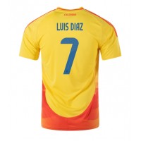 Colombia Luis Diaz #7 Fotballklær Hjemmedrakt Copa America 2024 Kortermet